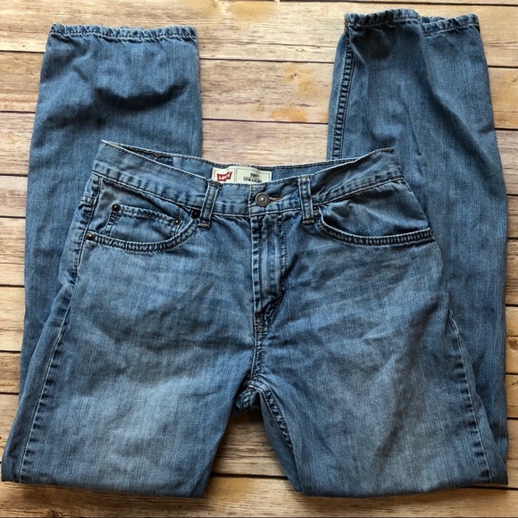 Levi’s 505 Light Wash Jeans 16 - Picture 2 of 6